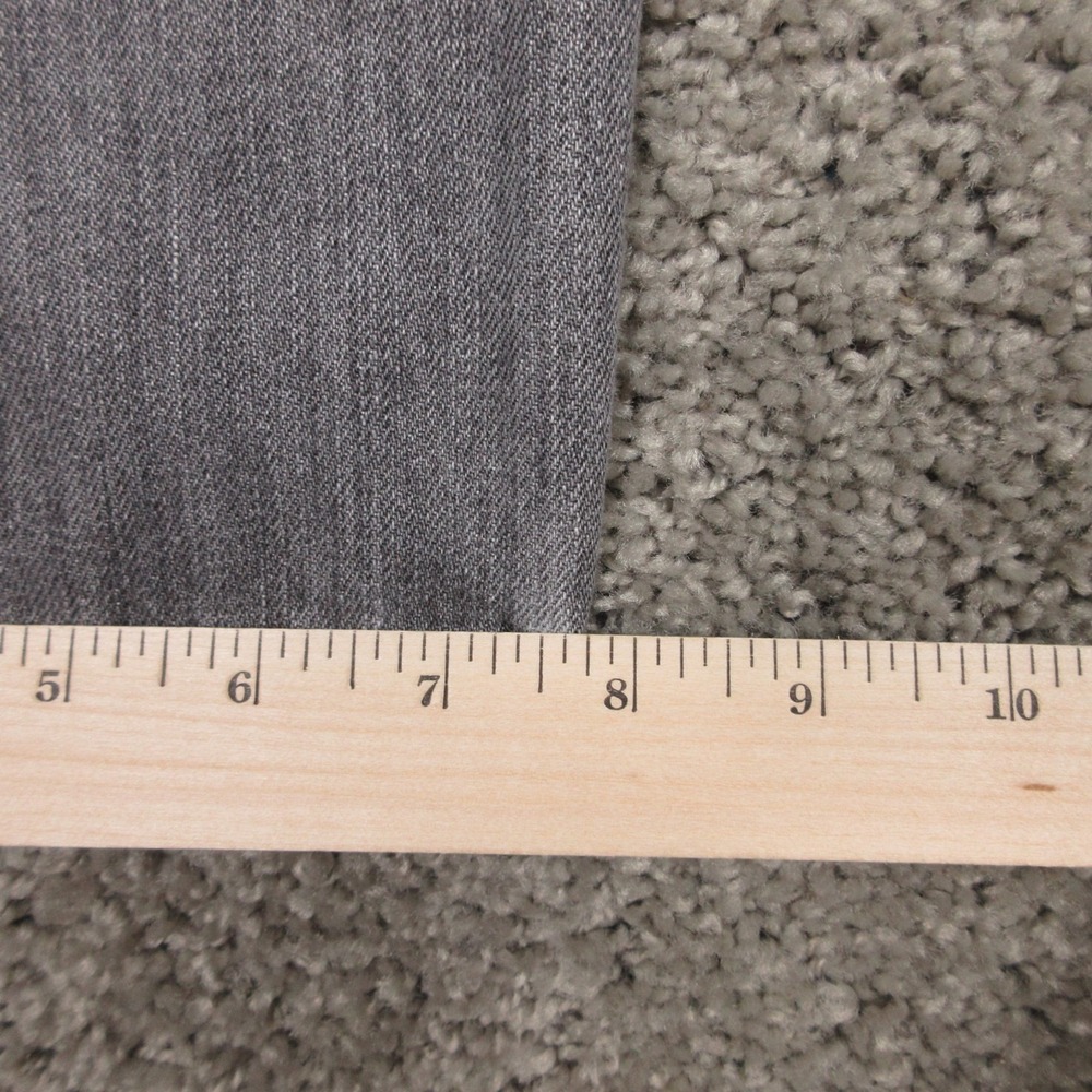 Levis Jeans Mens 33x20 Gray 501 Button Fly Original Straight Denim Pants - Picture 3 of 10